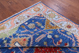 Blue Kazak Hand Knotted Wool Rug - 7' 11" X 10' 1" - Golden Nile