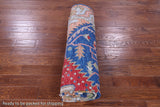 Blue Kazak Hand Knotted Wool Rug - 7' 11" X 10' 1" - Golden Nile