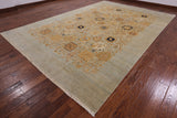 Peshawar Hand Knotted Wool Oriental Area Rug - 9' 8" X 14' 3" - Golden Nile