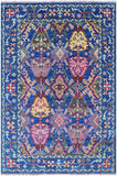 Blue Turkish Oushak Hand Knotted Wool Rug - 6' 0" X 9' 2" - Golden Nile