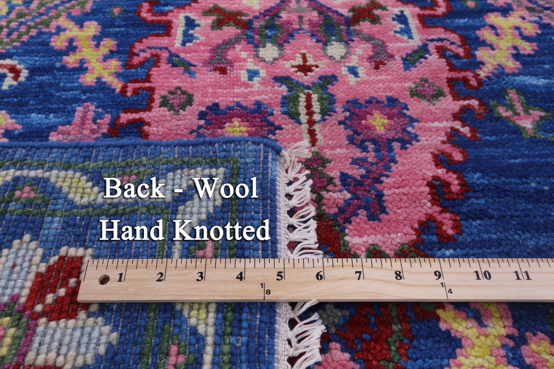 Blue Turkish Oushak Hand Knotted Wool Rug - 6' 0" X 9' 2" - Golden Nile