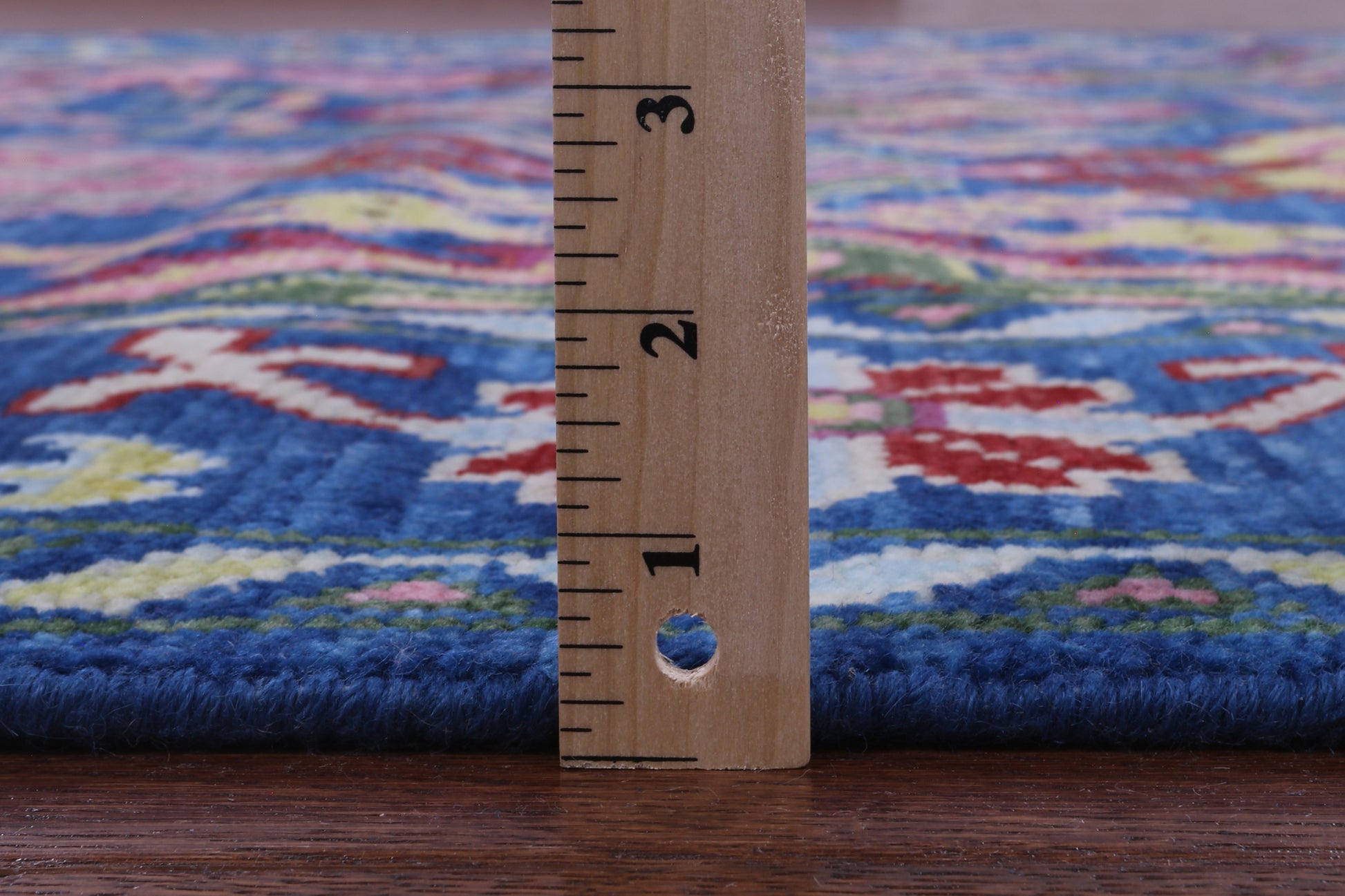 Blue Turkish Oushak Hand Knotted Wool Rug - 6' 0" X 9' 2" - Golden Nile