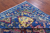 Blue Turkish Oushak Hand Knotted Wool Rug - 6' 0" X 9' 2" - Golden Nile