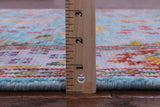 Blue Turkish Oushak Hand Knotted Wool Runner Rug - 4' 1" X 11' 11" - Golden Nile