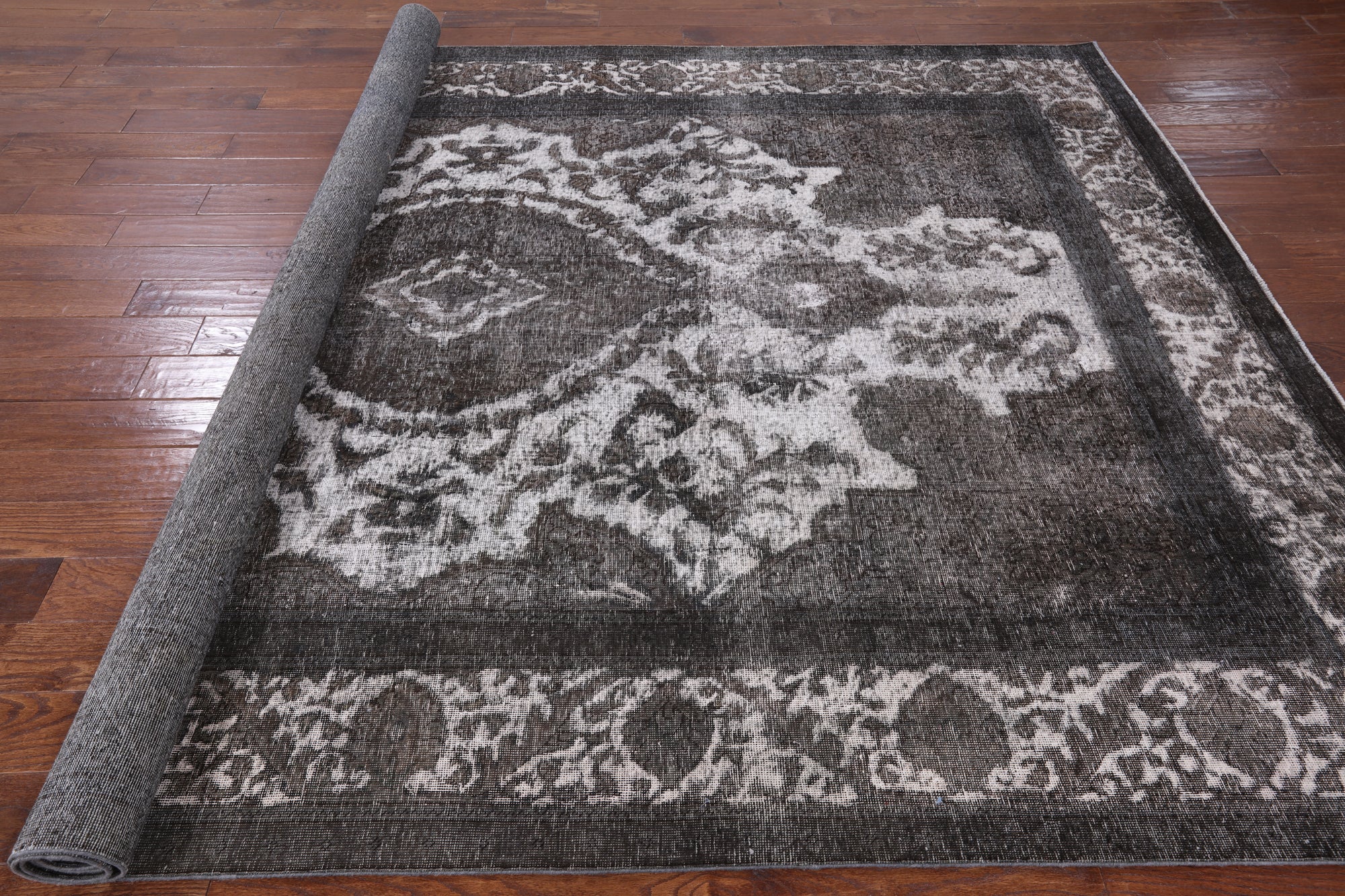 Persian Overdyed Handmade Area Rug - 8' 1" X 11' 8" - Golden Nile