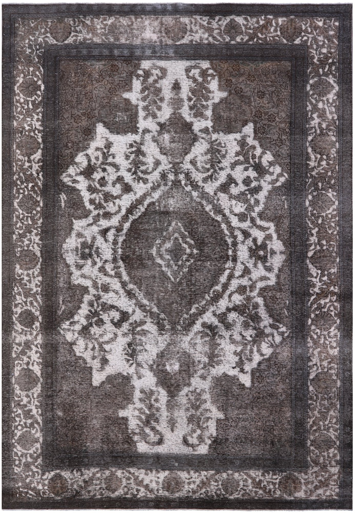Persian Overdyed Handmade Area Rug - 8' 1" X 11' 8" - Golden Nile