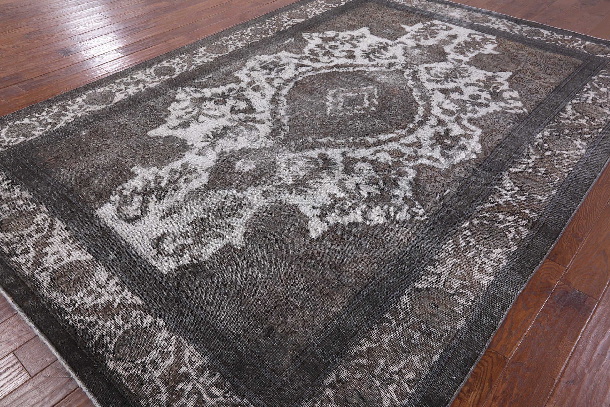 Persian Overdyed Handmade Area Rug - 8' 1" X 11' 8" - Golden Nile