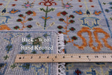 Turkish Oushak Hand Knotted Wool Runner Rug - 2' 7" X 12' 2" - Golden Nile