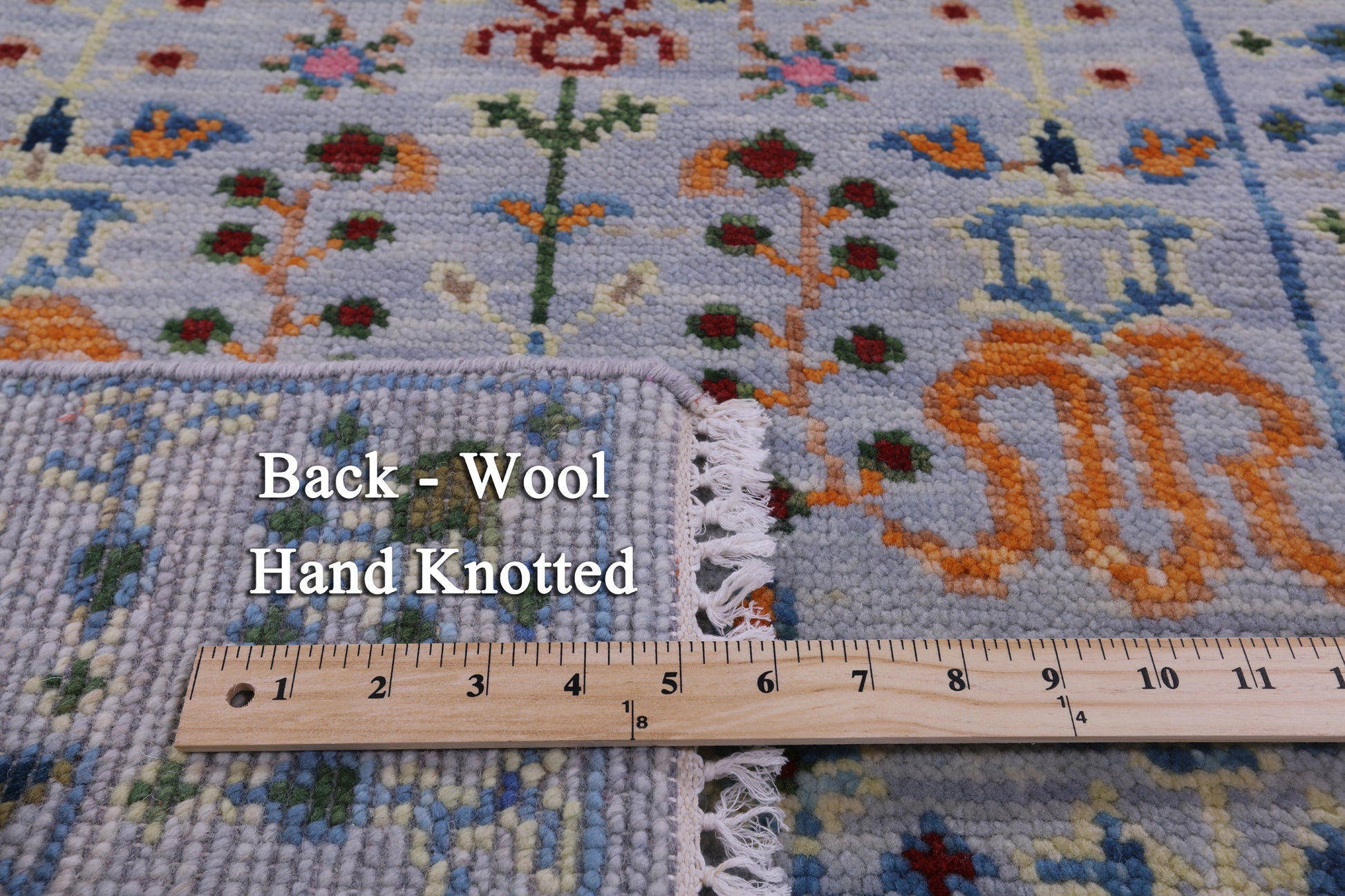 Turkish Oushak Hand Knotted Wool Runner Rug - 2' 7" X 12' 2" - Golden Nile