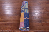 Square Tribal Moroccan Handmade Wool Rug - 8' 0" X 8' 0" - Golden Nile