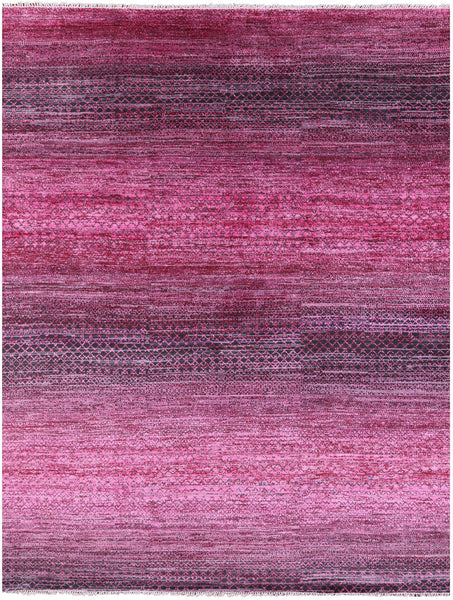 Savannah Grass Hand Knotted Wool & Silk Rug - 9' 1" X 11' 8" - Golden Nile