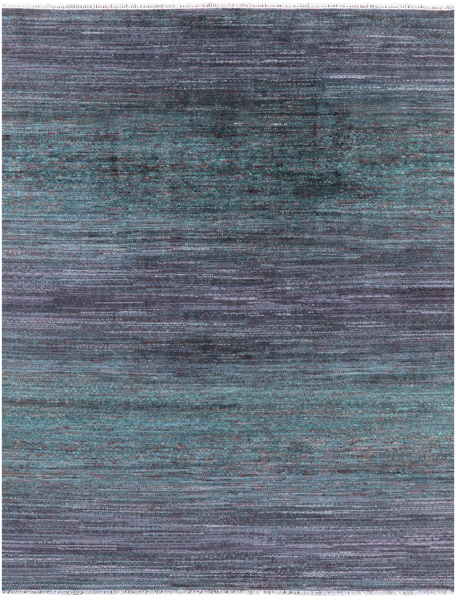 Savannah Grass Hand Knotted Wool & Silk Rug - 8' 11" X 11' 8" - Golden Nile