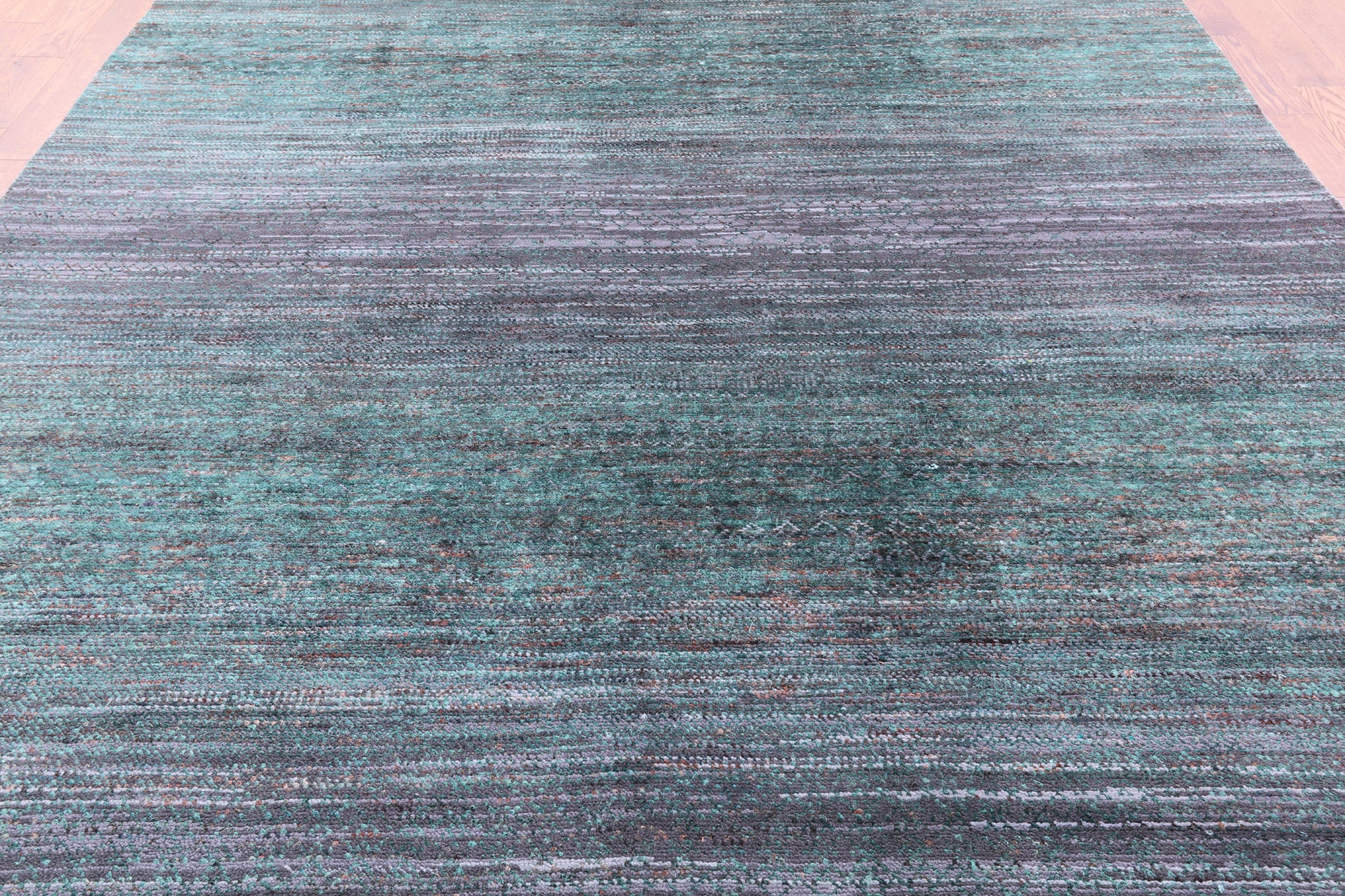 Savannah Grass Hand Knotted Wool & Silk Rug - 8' 11" X 11' 8" - Golden Nile