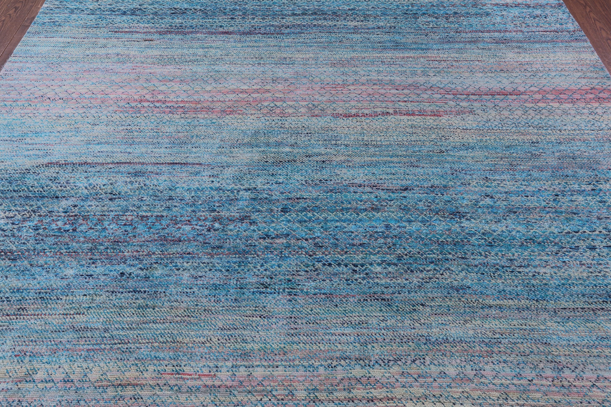 Savannah Grass Hand Knotted Wool & Silk Rug - 9' 0" X 11' 10" - Golden Nile