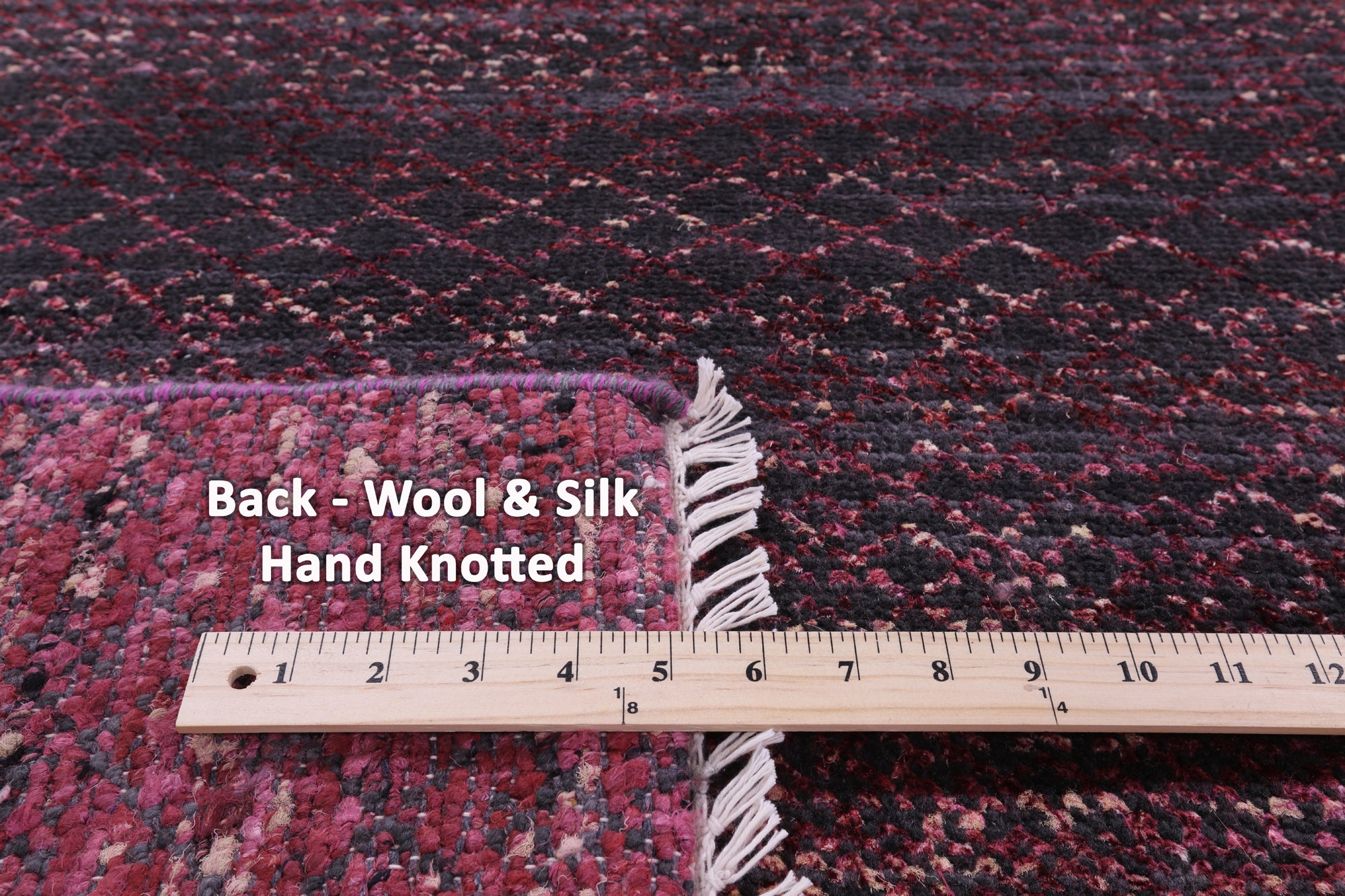 Savannah Grass Hand Knotted Wool & Silk Rug - 9' 2" X 11' 8" - Golden Nile