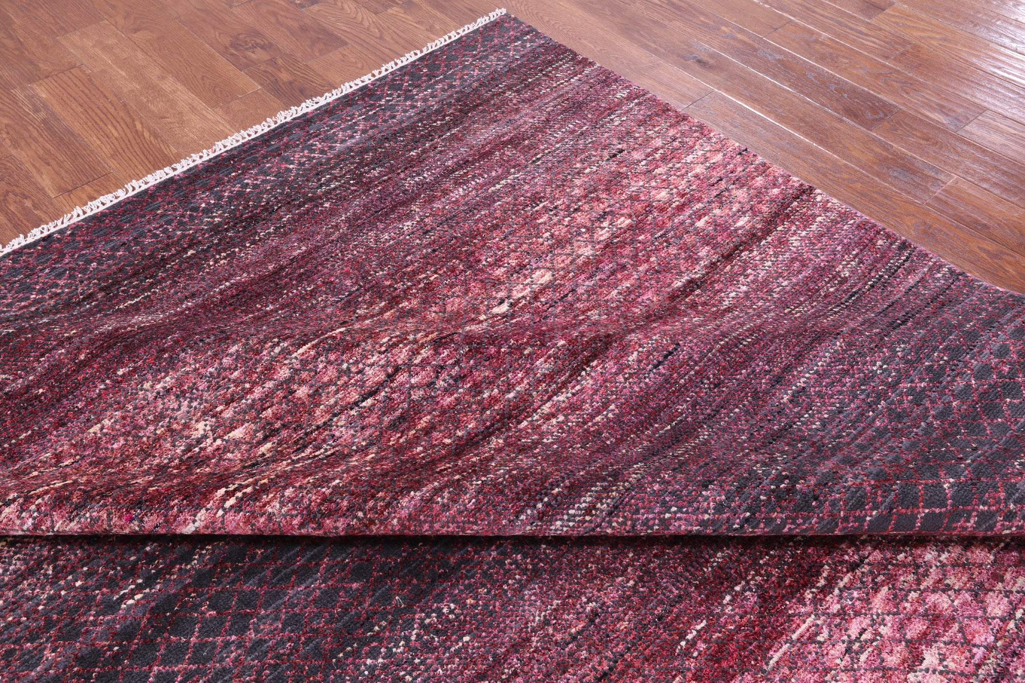 Savannah Grass Hand Knotted Wool & Silk Rug - 9' 2" X 11' 8" - Golden Nile