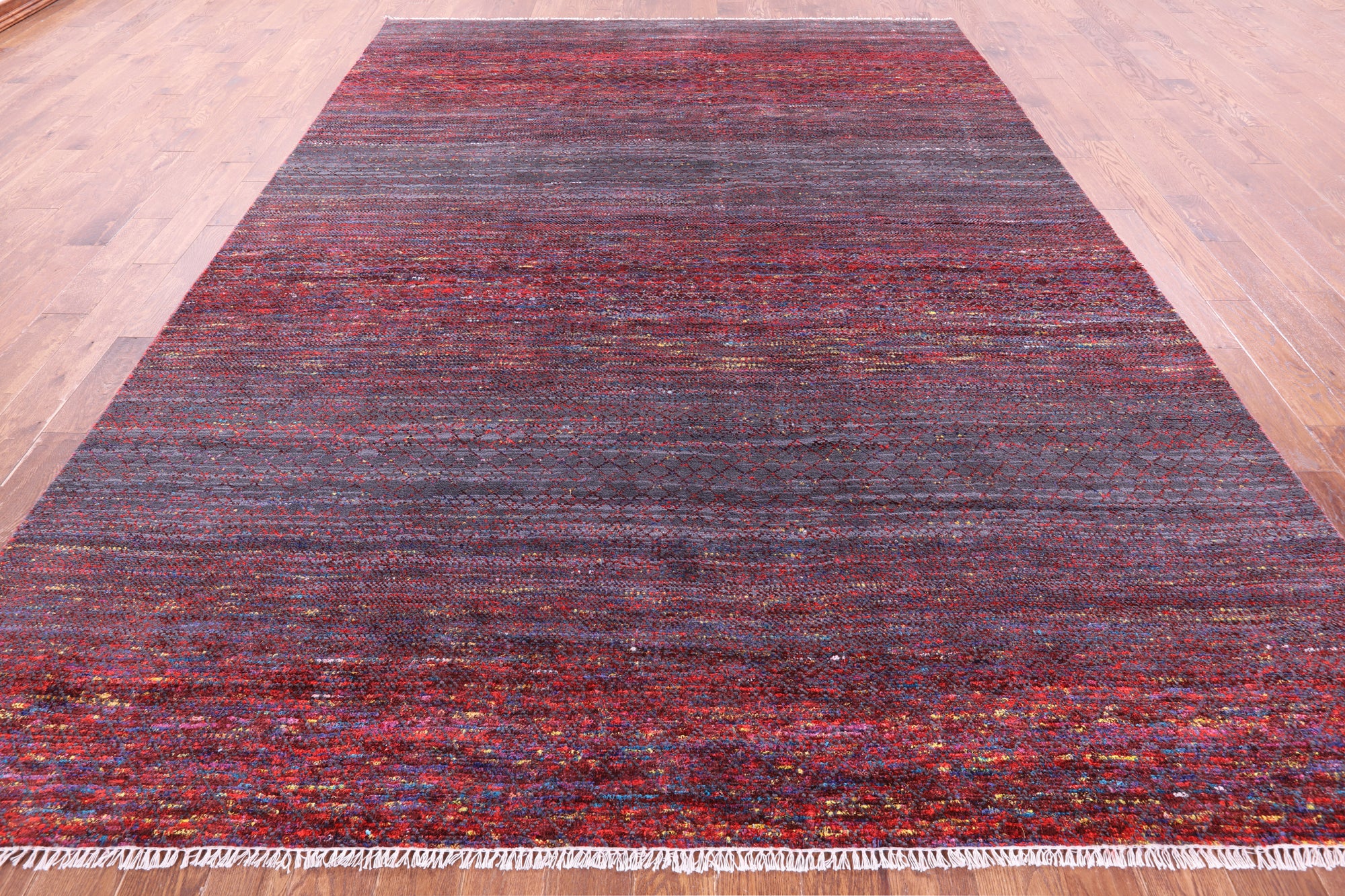 Savannah Grass Hand Knotted Wool & Silk Rug - 8' 11" X 11' 11" - Golden Nile