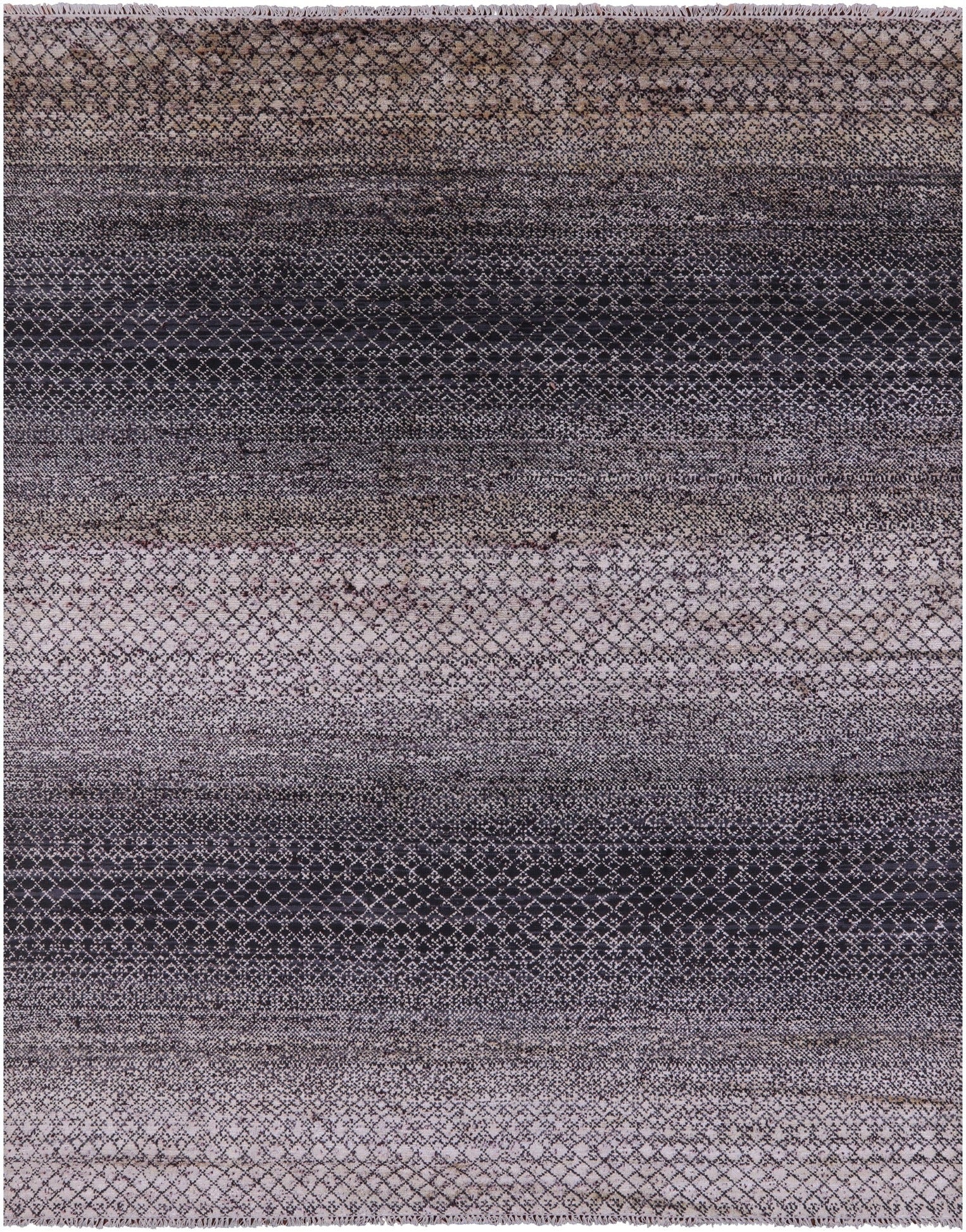 Savannah Grass Hand Knotted Wool & Silk Rug - 7' 11" X 9' 10" - Golden Nile
