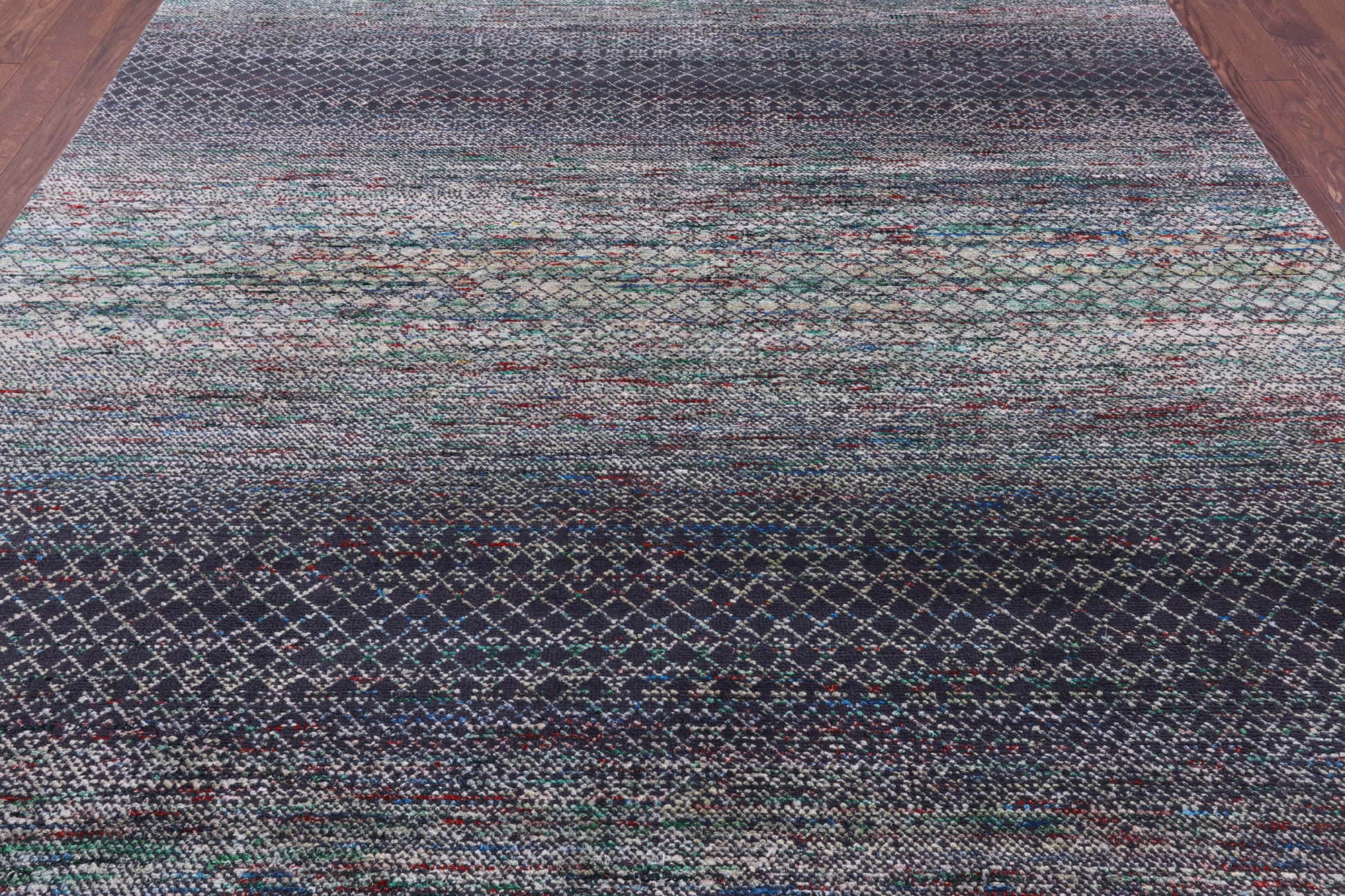 Savannah Grass Hand Knotted Wool & Silk Rug - 7' 11" X 10' 1" - Golden Nile