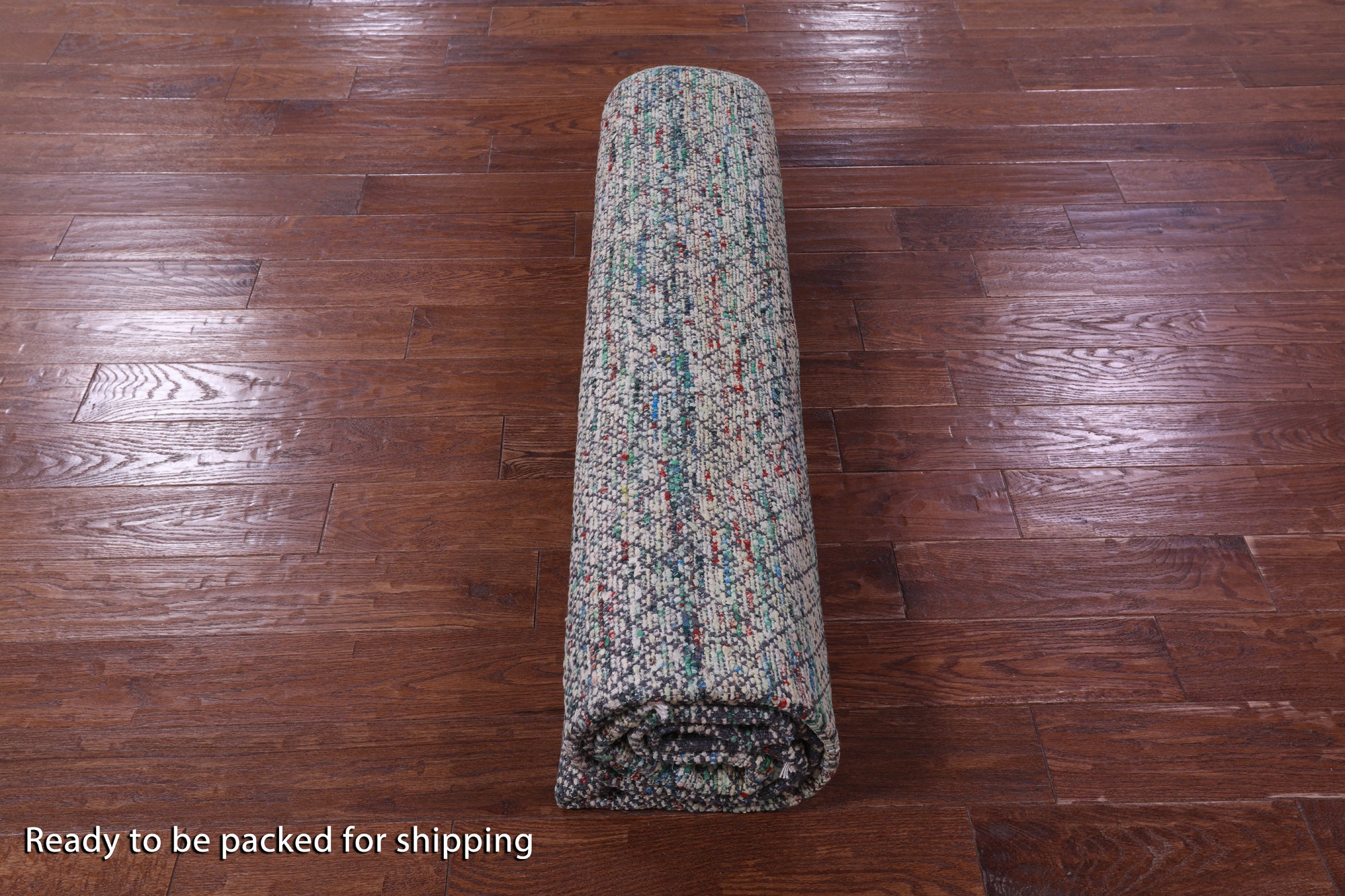 Savannah Grass Hand Knotted Wool & Silk Rug - 7' 11" X 10' 1" - Golden Nile