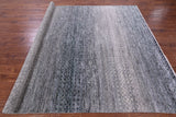 Savannah Grass Hand Knotted Wool & Silk Rug - 8' 0" X 9' 11" - Golden Nile
