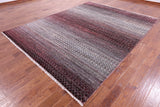 Savannah Grass Hand Knotted Wool & Silk Rug - 8' 1" X 9' 10" - Golden Nile