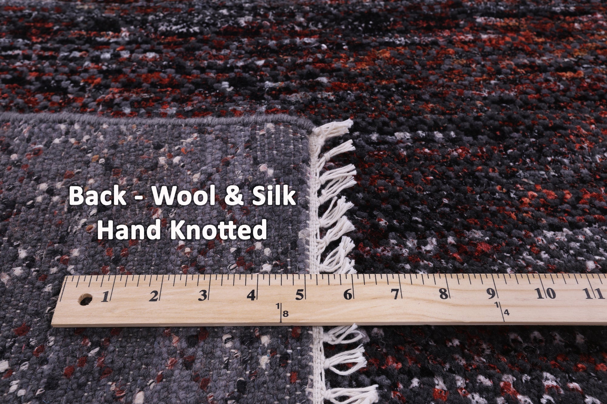 Savannah Grass Hand Knotted Wool & Silk Rug - 7' 11" X 9' 11" - Golden Nile