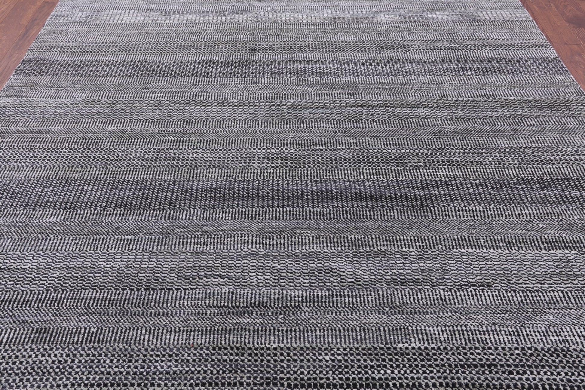 Savannah Grass Hand Knotted Wool & Silk Rug - 8' 0" X 9' 9" - Golden Nile