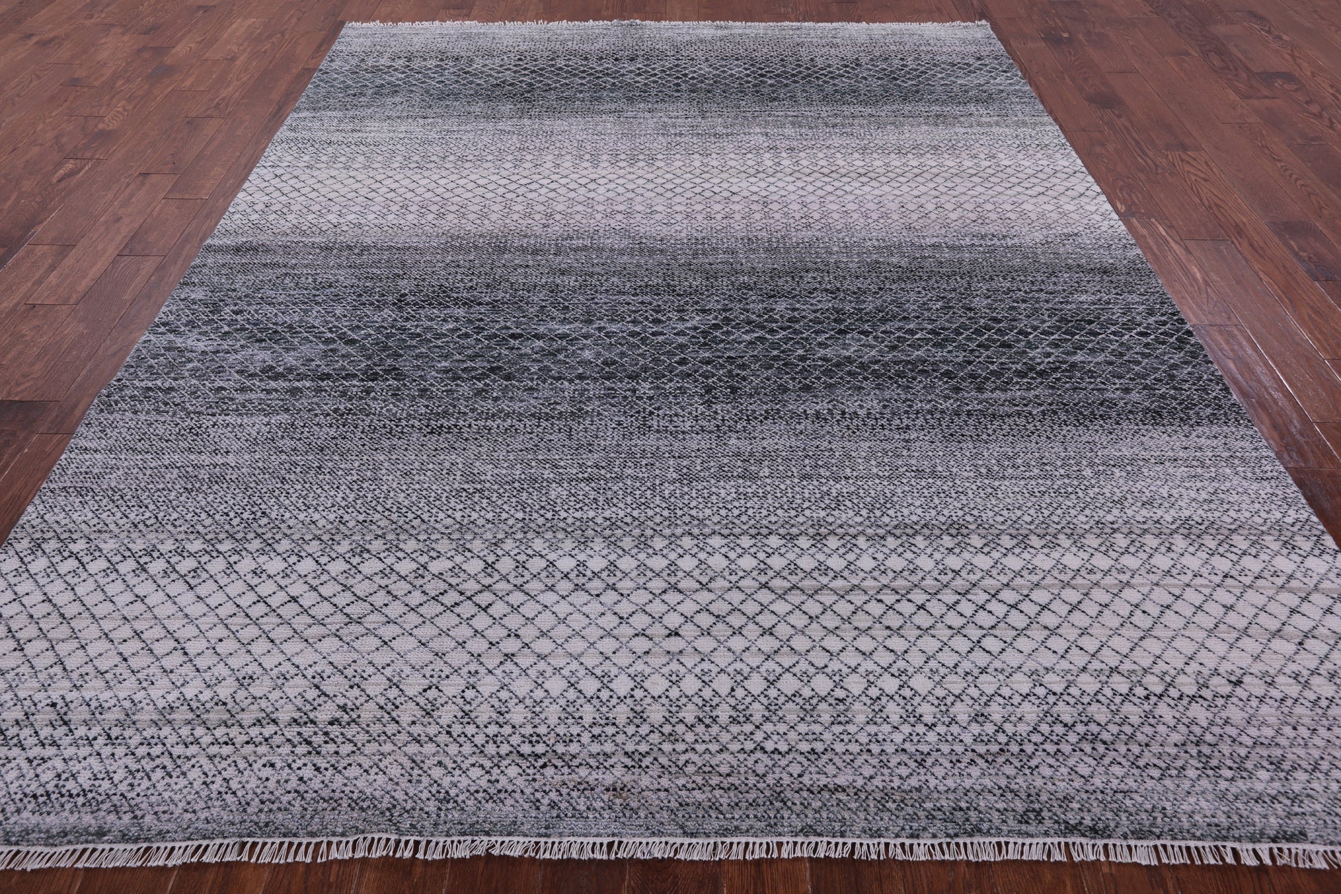 Savannah Grass Hand Knotted Wool & Silk Rug - 8' 1" X 10' 0" - Golden Nile