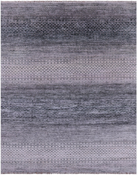 Savannah Grass Hand Knotted Wool & Silk Rug - 8' 1" X 10' 0" - Golden Nile