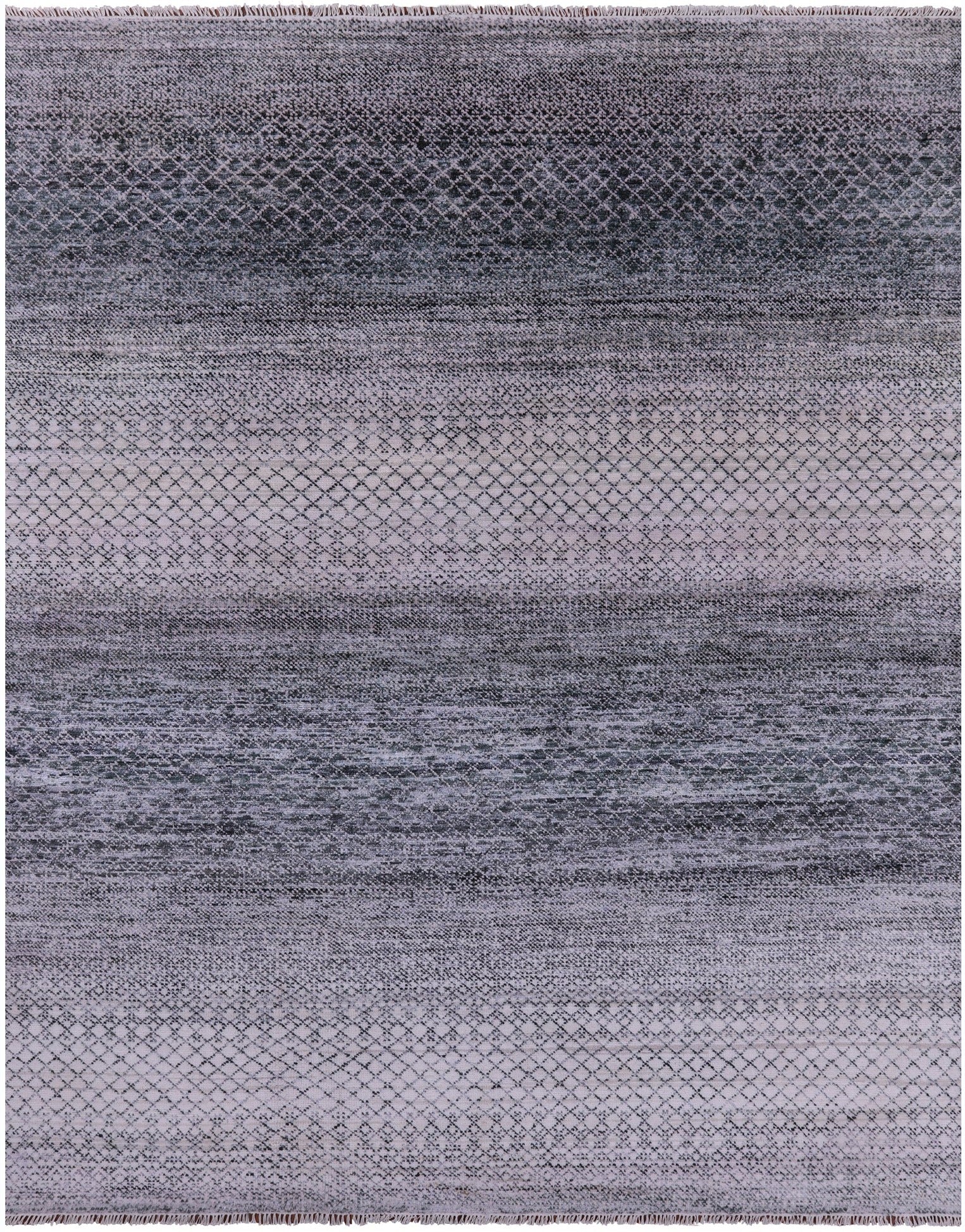 Savannah Grass Hand Knotted Wool & Silk Rug - 8' 1" X 10' 0" - Golden Nile