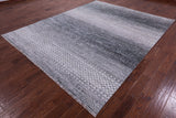Savannah Grass Hand Knotted Wool & Silk Rug - 8' 1" X 10' 0" - Golden Nile