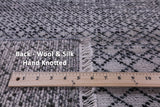 Savannah Grass Hand Knotted Wool & Silk Rug - 8' 1" X 10' 0" - Golden Nile
