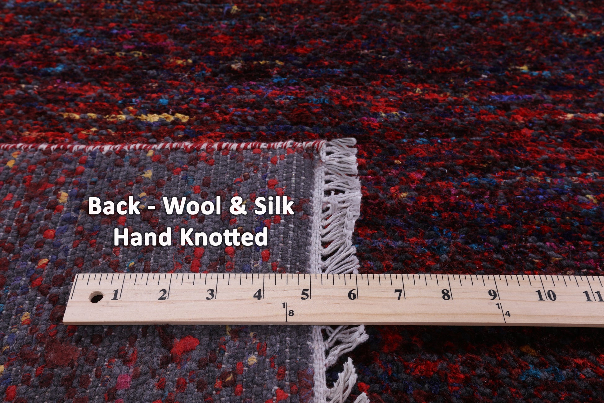 Savannah Grass Hand Knotted Wool & Silk Rug - 9' 10" X 13' 9" - Golden Nile