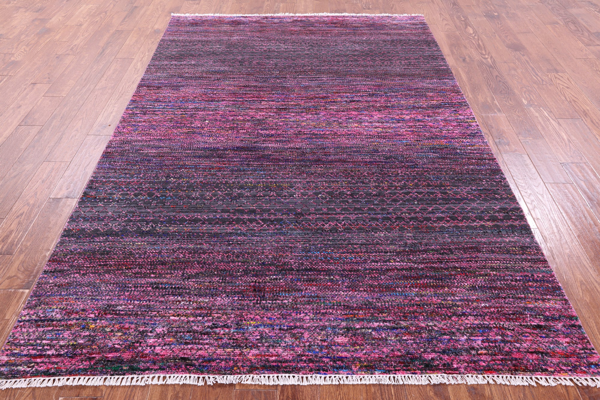 Savannah Grass Handmade Wool & Silk Rug - 6' 2" X 9' 0" - Golden Nile