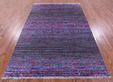 Savannah Grass Handmade Wool & Silk Rug - 6' 2" X 8' 10" - Golden Nile