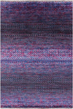 Savannah Grass Handmade Wool & Silk Rug - 6' 2" X 8' 10" - Golden Nile