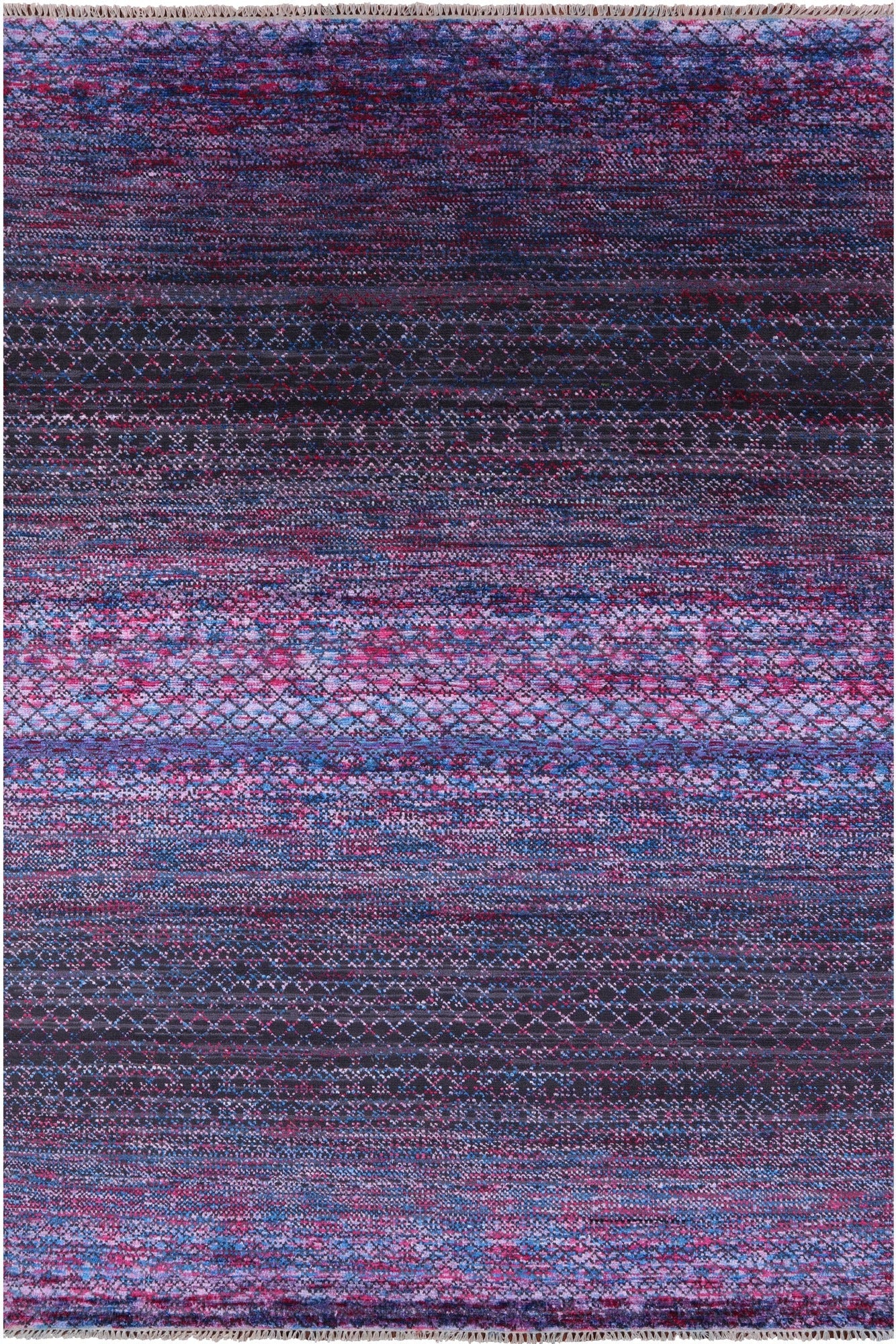 Savannah Grass Handmade Wool & Silk Rug - 6' 2" X 8' 10" - Golden Nile