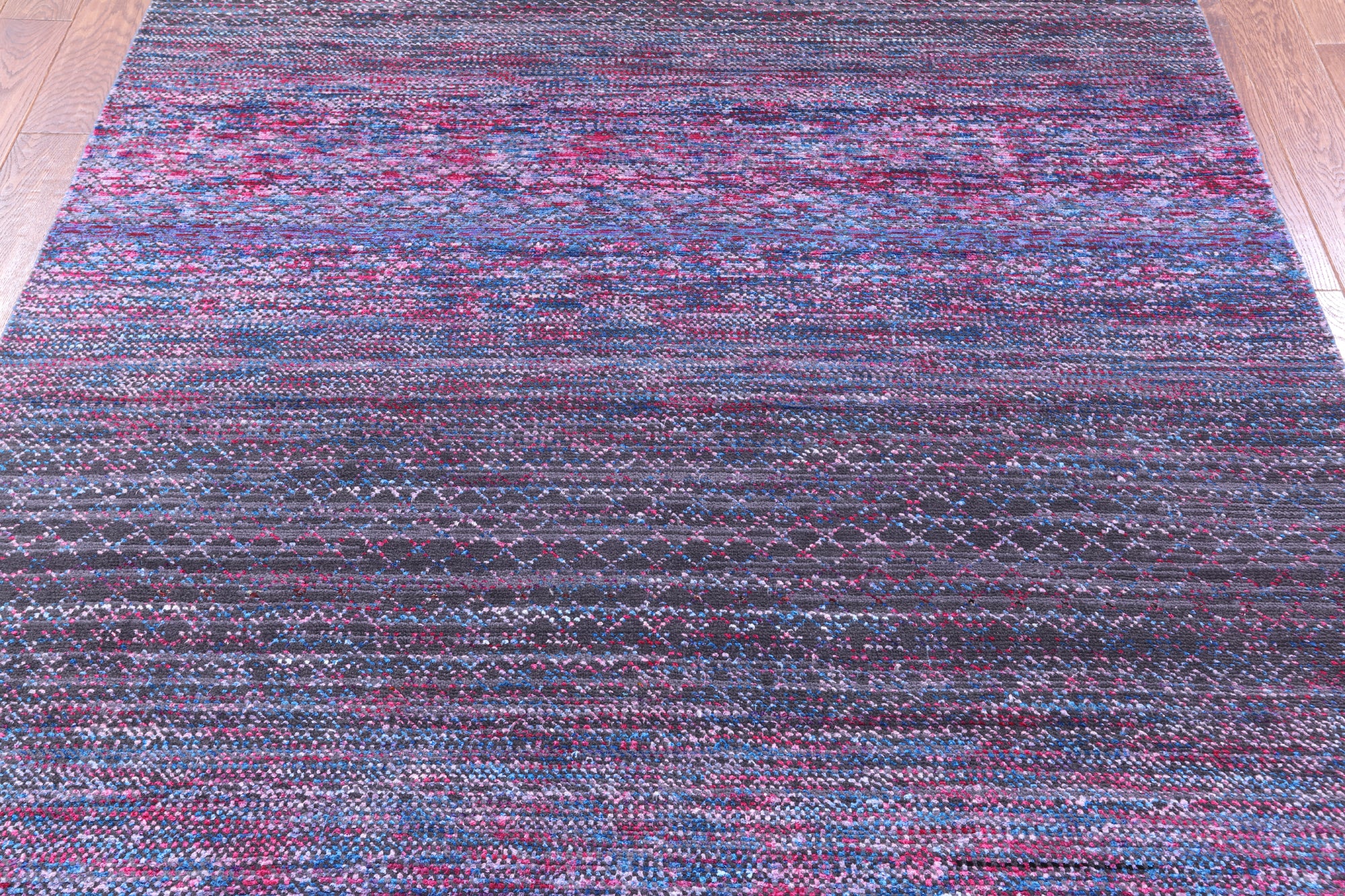Savannah Grass Handmade Wool & Silk Rug - 6' 2" X 8' 10" - Golden Nile