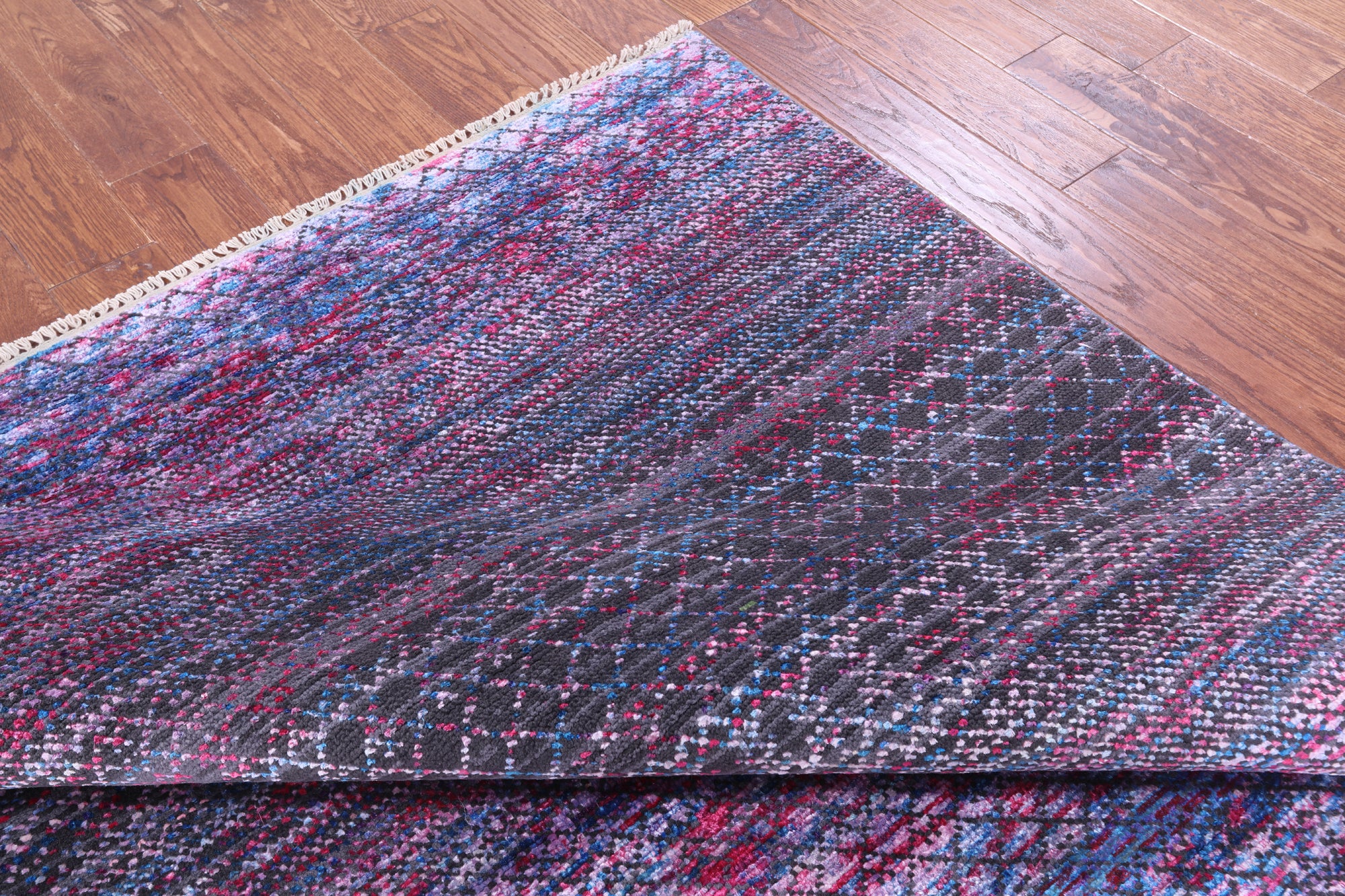Savannah Grass Handmade Wool & Silk Rug - 6' 2" X 8' 10" - Golden Nile
