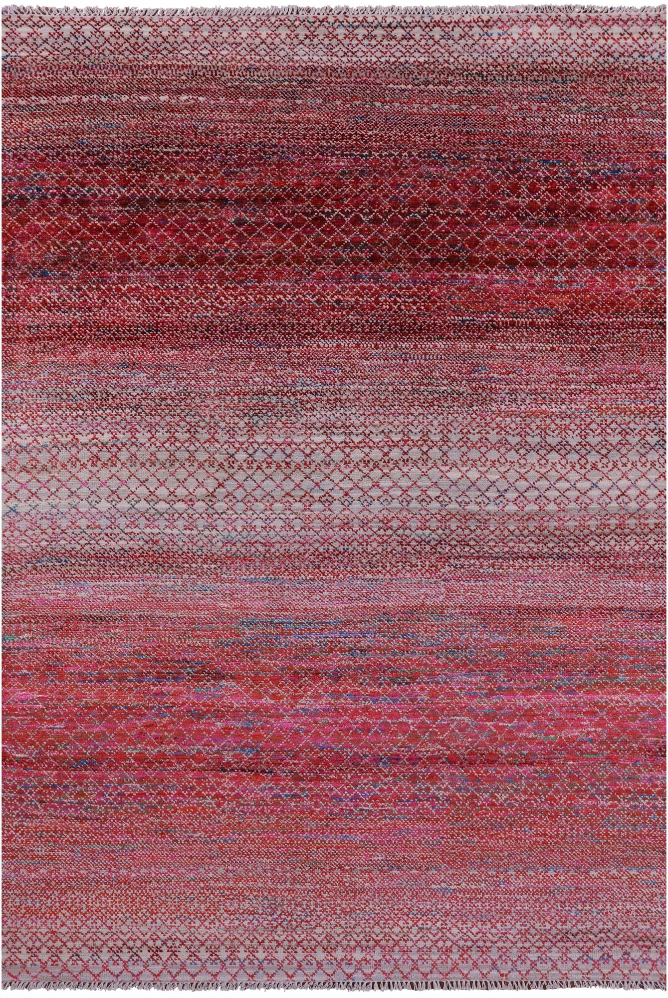 Savannah Grass Hand Knotted Wool & Silk Rug - 6' 2" X 9' 2" - Golden Nile