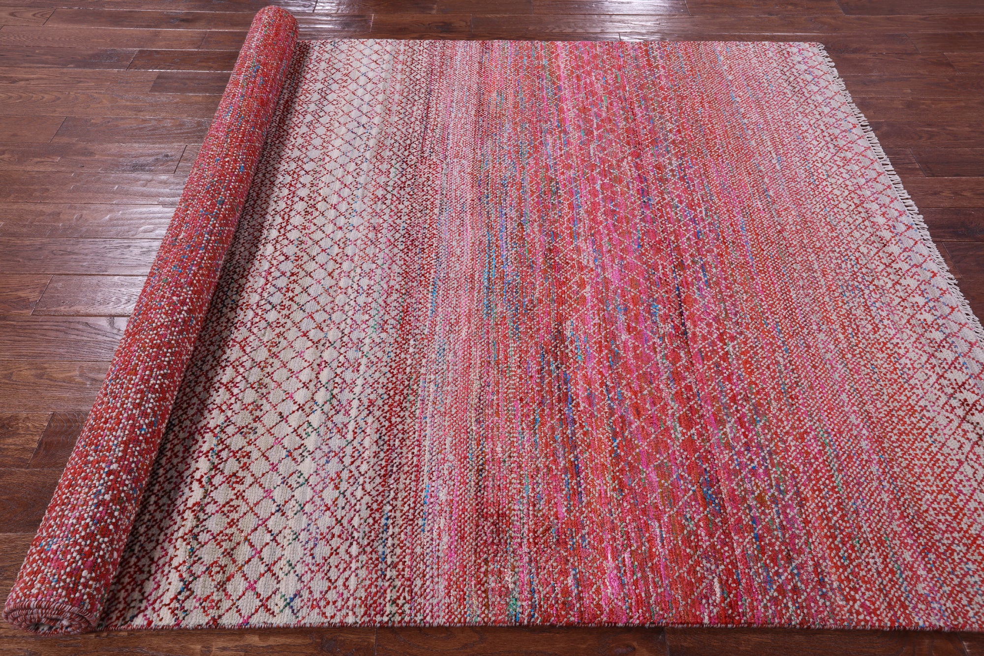 Savannah Grass Hand Knotted Wool & Silk Rug - 6' 2" X 9' 2" - Golden Nile