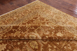 Peshawar Hand Knotted Wool Area Rug - 11' 10" X 17' 7" - Golden Nile