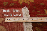 All Over Peshawar Handmade Wool Area Rug - 12' 0" X 18' 2" - Golden Nile