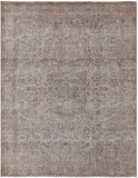 Ivory Persian Vintage White Wash Hand Knotted Area Rug - 9' 10" X 12' 5" - Golden Nile