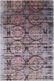 Silk With Oxidized Wool Hand Knotted Area Rug - 5' 11" X 8' 10" - Golden Nile