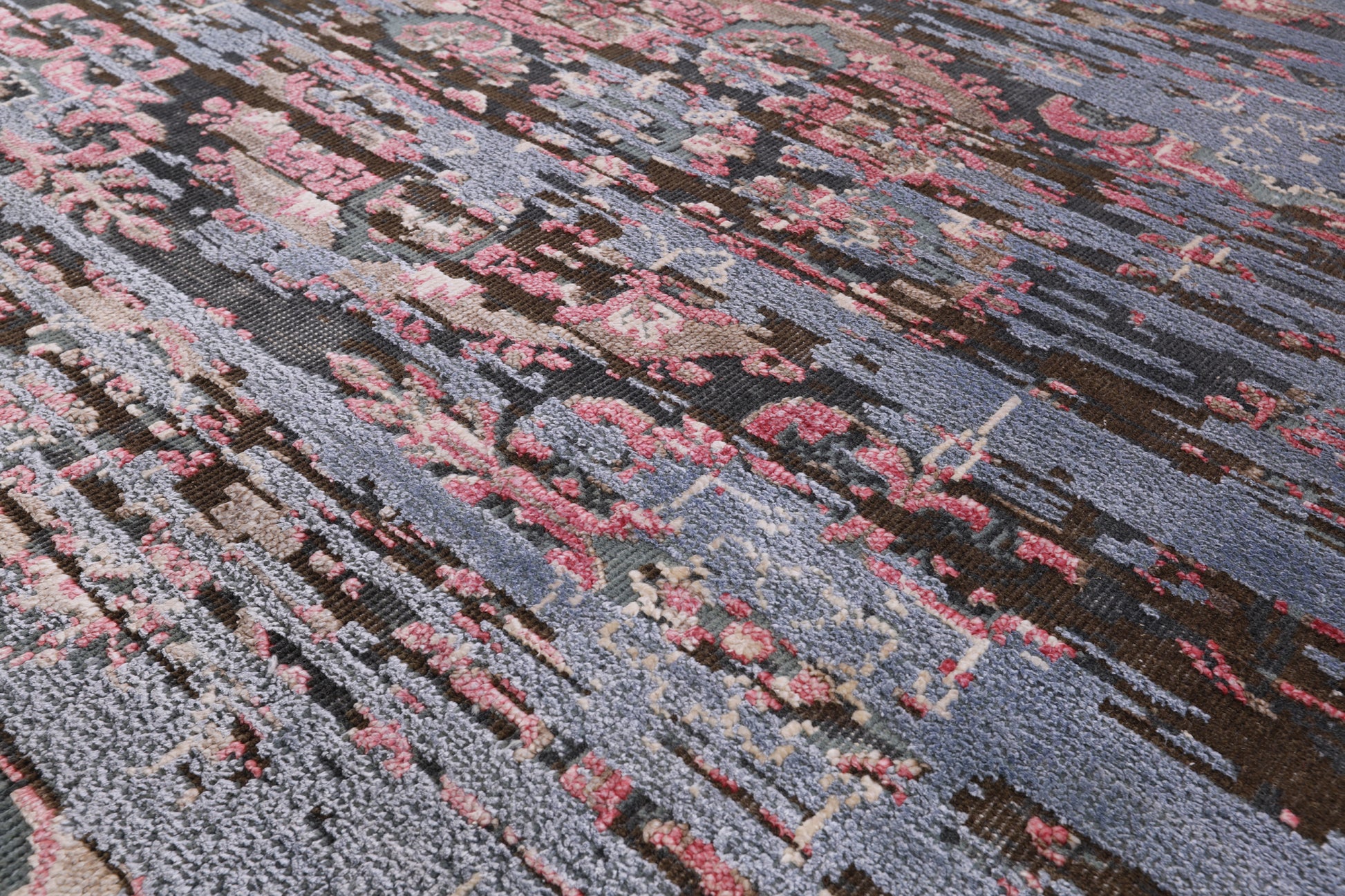 Silk With Oxidized Wool Hand Knotted Area Rug - 5' 11" X 8' 10" - Golden Nile
