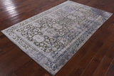 Silk With Oxidized Wool Handmade Area Rug - 5' 0" X 8' 2" - Golden Nile