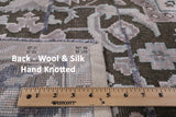 Silk With Oxidized Wool Handmade Area Rug - 5' 0" X 8' 2" - Golden Nile