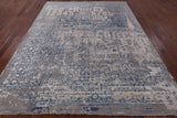 Silk With Oxidized Wool Hand Knotted Area Rug - 8' 1" X 10' 7" - Golden Nile